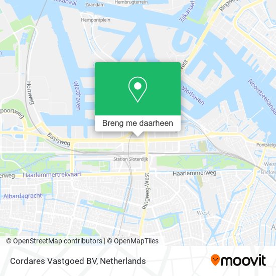 Cordares Vastgoed BV kaart