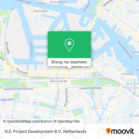 R.D. Project Development B.V. kaart