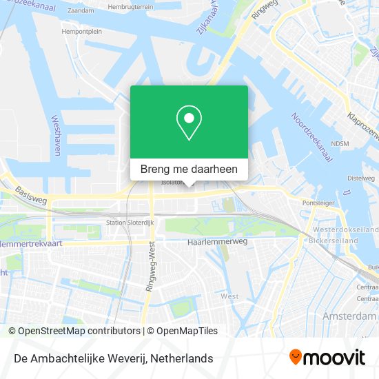 De Ambachtelijke Weverij kaart