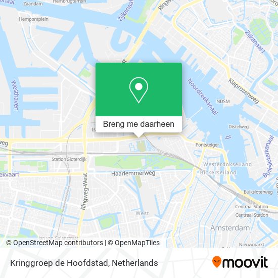 Kringgroep de Hoofdstad kaart