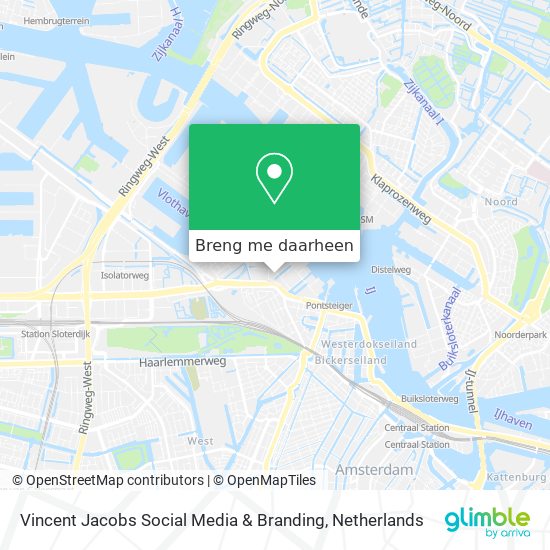Vincent Jacobs Social Media & Branding kaart