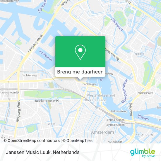 Janssen Music Luuk kaart