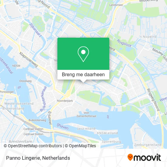 Panno Lingerie kaart