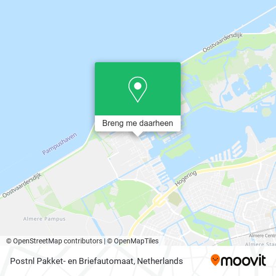 Postnl Pakket- en Briefautomaat kaart