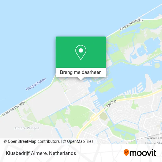 Klusbedrijf Almere kaart