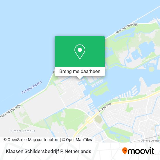 Klaasen Schildersbedrijf P kaart