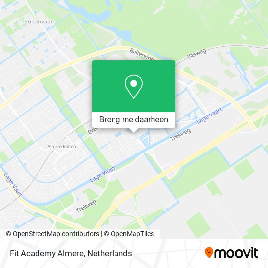 Fit Academy Almere kaart