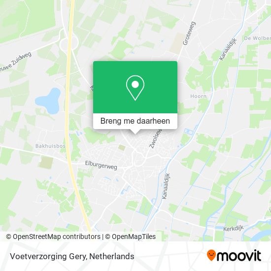 Voetverzorging Gery kaart