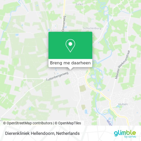 Dierenkliniek Hellendoorn kaart