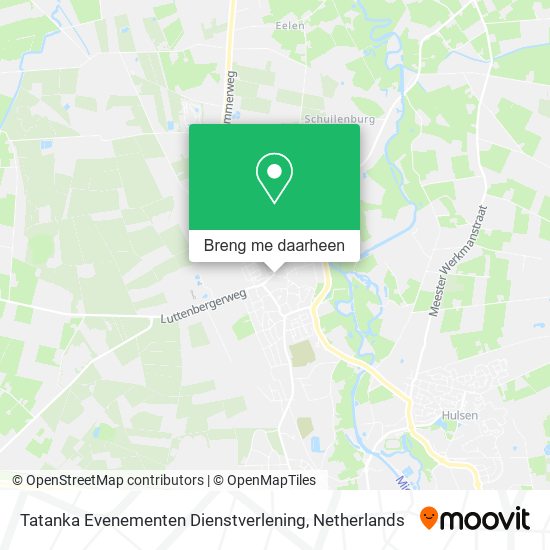 Tatanka Evenementen Dienstverlening kaart