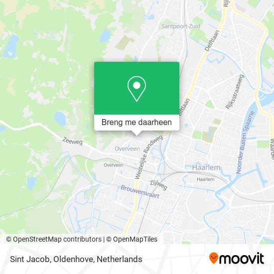 Sint Jacob, Oldenhove kaart