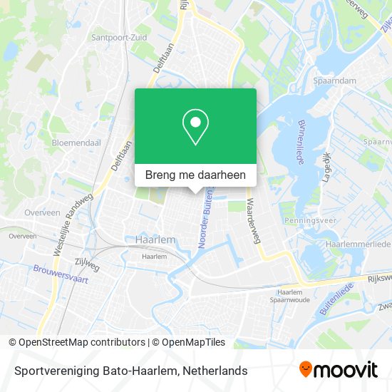 Sportvereniging Bato-Haarlem kaart