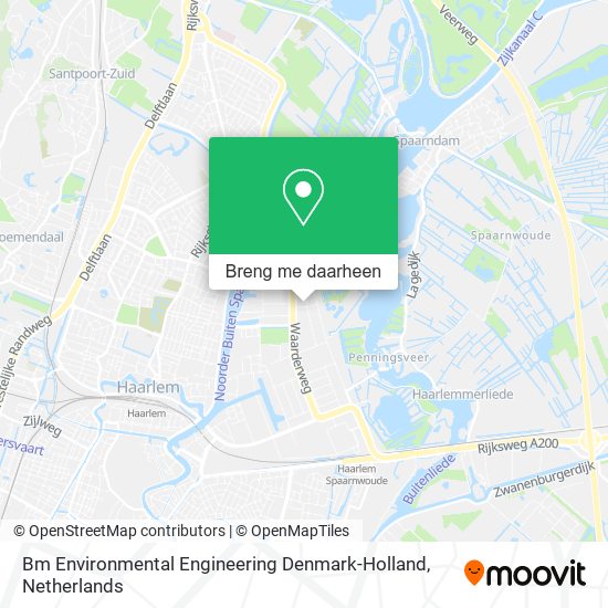Bm Environmental Engineering Denmark-Holland kaart