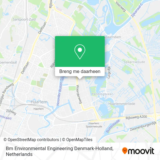 Bm Environmental Engineering Denmark-Holland kaart
