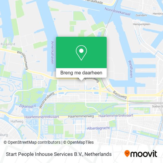 Start People Inhouse Services B.V. kaart