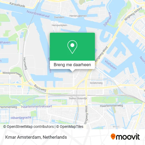 Kmar Amsterdam kaart