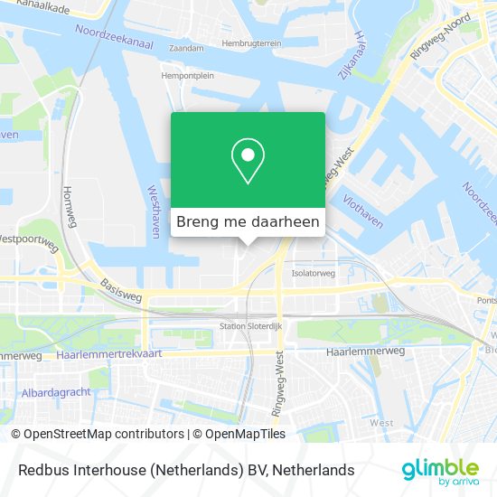 Redbus Interhouse (Netherlands) BV kaart