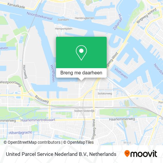 United Parcel Service Nederland B.V. kaart