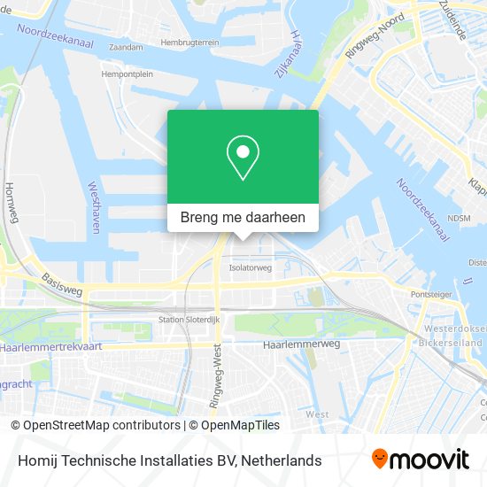 Homij Technische Installaties BV kaart