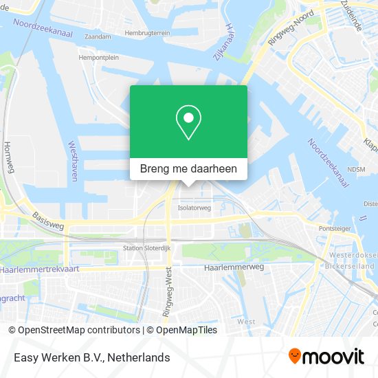 Easy Werken B.V. kaart