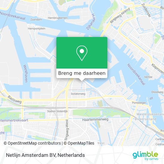 Netlijn Amsterdam BV kaart