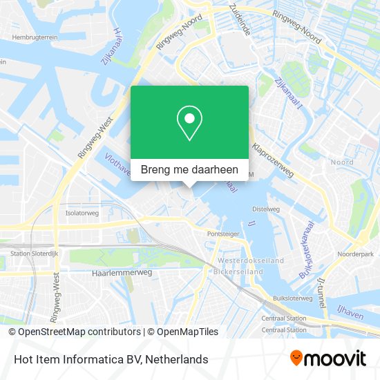 Hot Item Informatica BV kaart