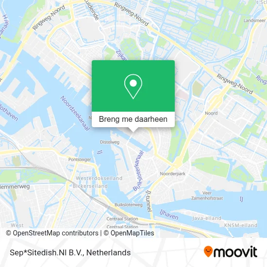 Sep*Sitedish.Nl B.V. kaart