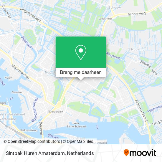 Sintpak Huren Amsterdam kaart