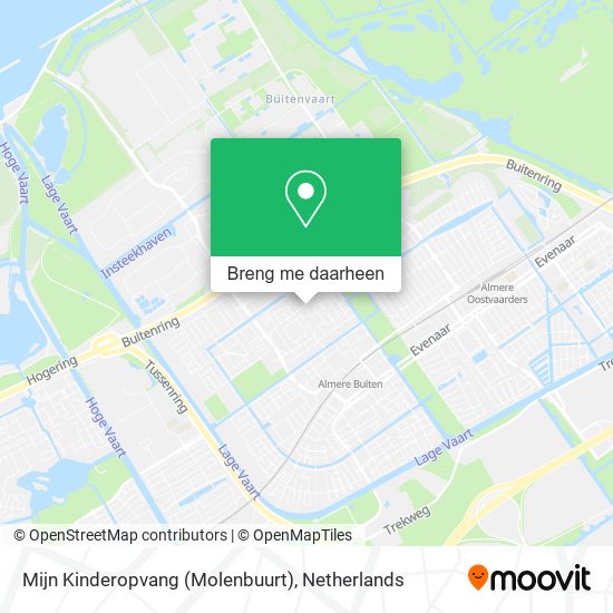 Mijn Kinderopvang (Molenbuurt) kaart