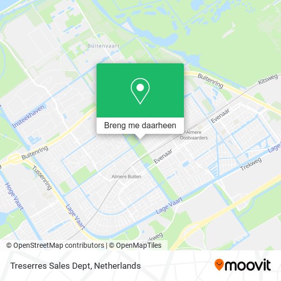 Treserres Sales Dept kaart