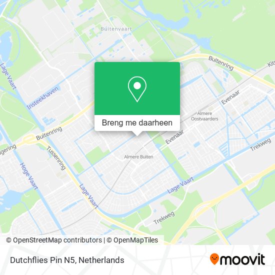 Dutchflies Pin N5 kaart