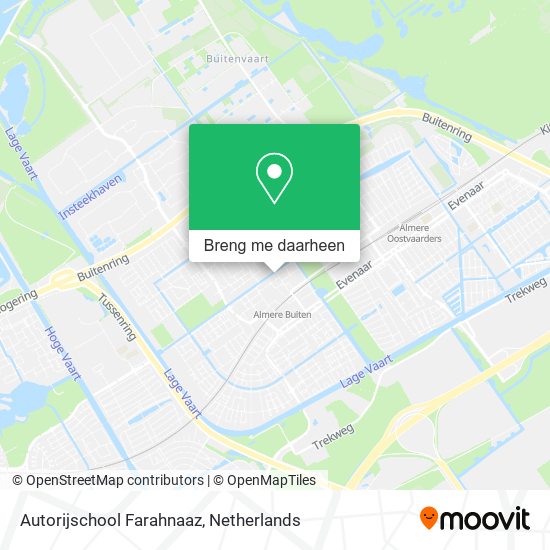 Autorijschool Farahnaaz kaart