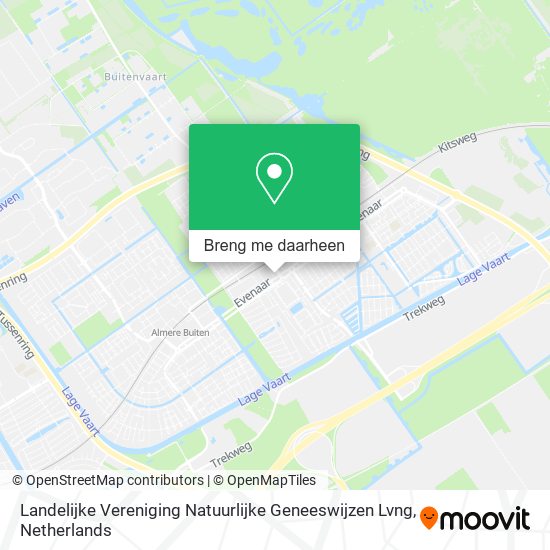 Landelijke Vereniging Natuurlijke Geneeswijzen Lvng kaart