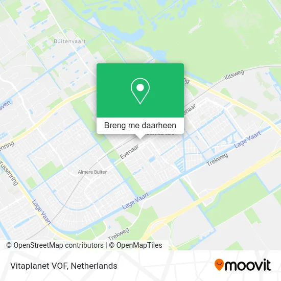 Vitaplanet VOF kaart