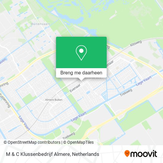 M & C Klussenbedrijf Almere kaart