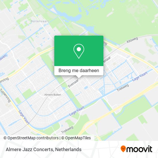 Almere Jazz Concerts kaart
