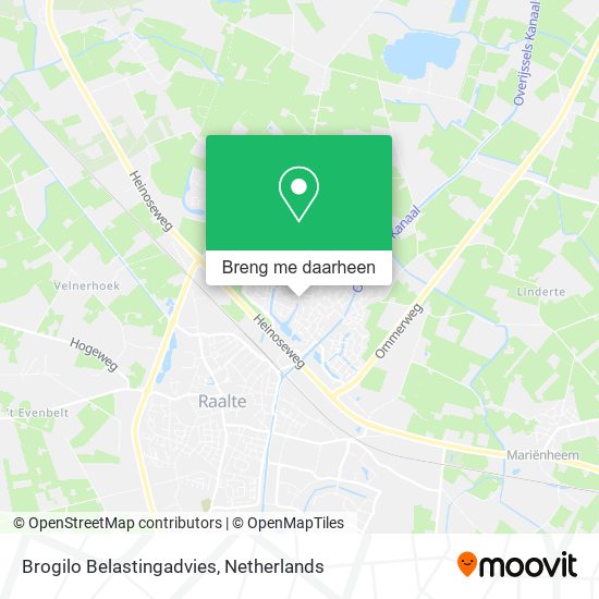 Brogilo Belastingadvies kaart