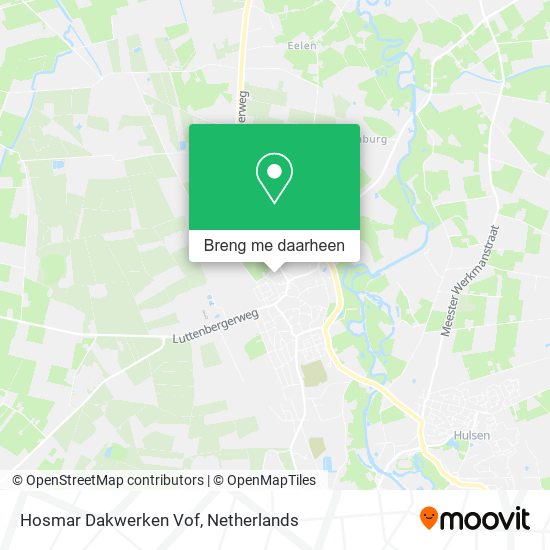 Hosmar Dakwerken Vof kaart