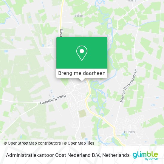 Administratiekantoor Oost Nederland B.V. kaart