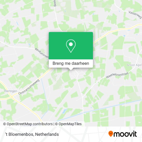 't Bloemenbos kaart
