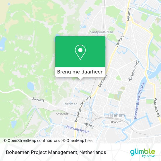 Boheemen Project Management kaart