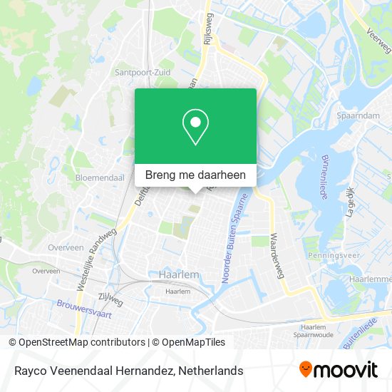 Rayco Veenendaal Hernandez kaart