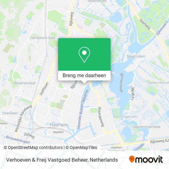 Verhoeven & Freij Vastgoed Beheer kaart