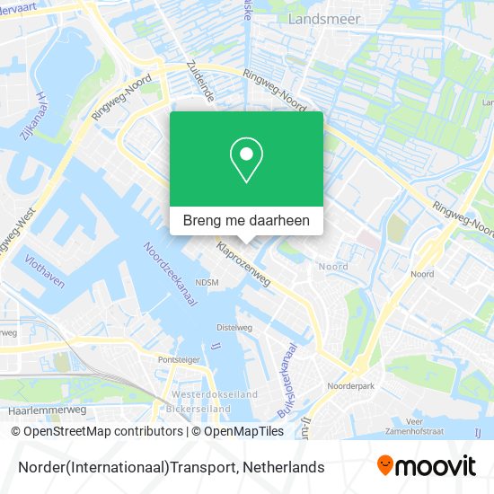 Norder(Internationaal)Transport kaart