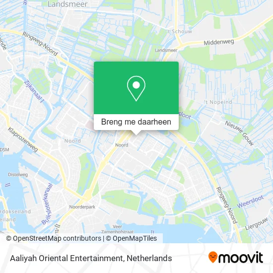 Aaliyah Oriental Entertainment kaart