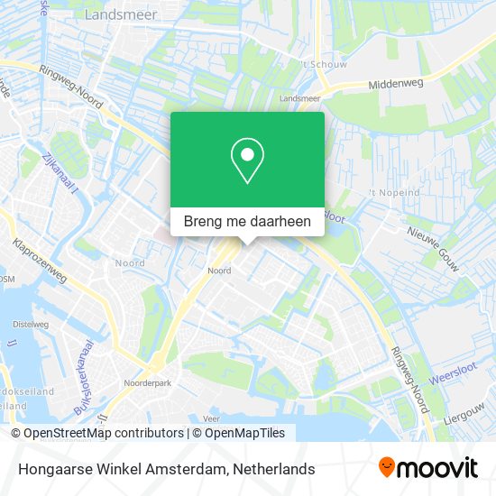 Hongaarse Winkel Amsterdam kaart
