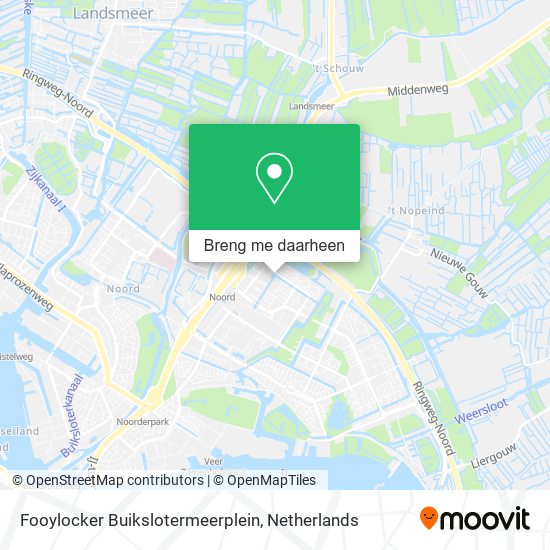 Fooylocker Buikslotermeerplein kaart