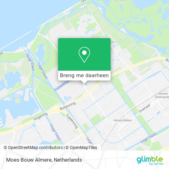 Moes Bouw Almere kaart
