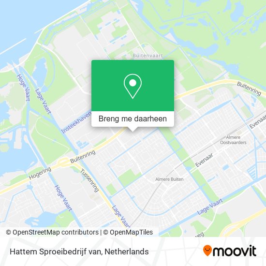 Hattem Sproeibedrijf van kaart