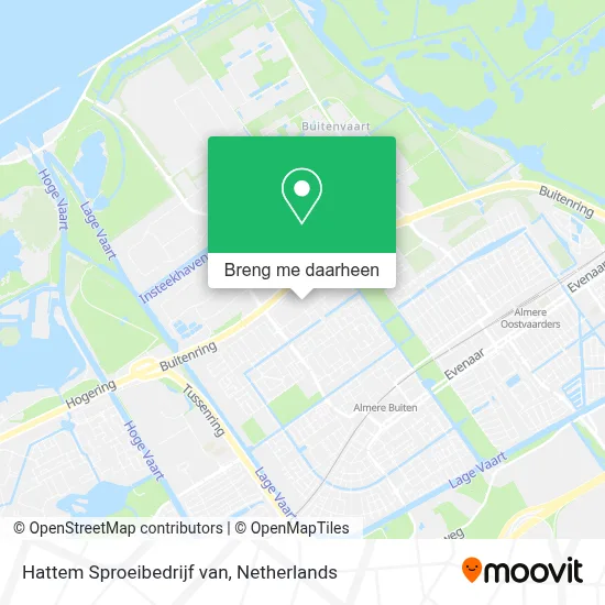 Hattem Sproeibedrijf van kaart
